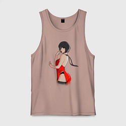 Майка мужская хлопок Ada Wong from Resident Evil, цвет: пыльно-розовый