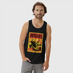Майка мужская хлопок Metallica - Iowa speedway playbill, цвет: черный — фото 2