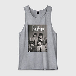 Майка мужская хлопок Легендарные музыканты, цвет: меланж