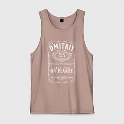 Мужская майка ДМИТРИЙ в стиле ДЖЕК ДЭНИЭЛС