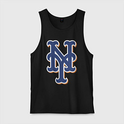 Майка мужская хлопок New York Mets - baseball team, цвет: черный