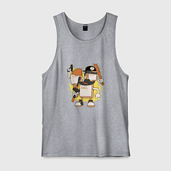 Мужская майка CTRLALTDEL для программиста