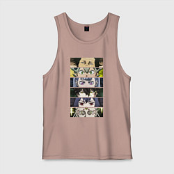 Мужская майка Чнерный Клевер Black Clover, персонажи