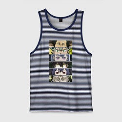 Мужская майка Чнерный Клевер Black Clover, персонажи