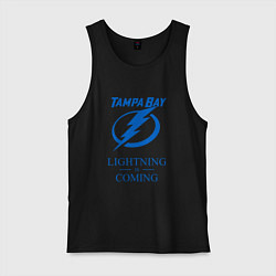 Мужская майка Tampa Bay Lightning is coming, Тампа Бэй Лайтнинг