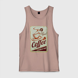 Мужская майка Coffee Cup Retro