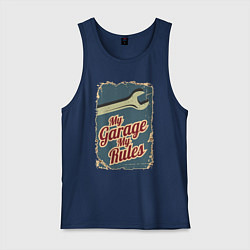 Мужская майка Мой гараж - мои правила!