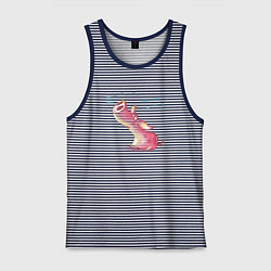 Мужская майка Мечтающий поросенок