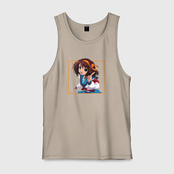 Мужская майка Харухи art