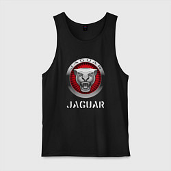 Майка мужская хлопок JAGUAR Jaguar, цвет: черный