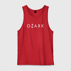 Мужская майка Ozark white logo