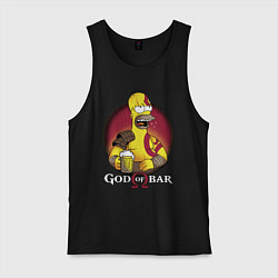 Мужская майка Homer god of bar