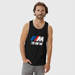 Майка мужская хлопок BMW BMW FS, цвет: черный — фото 2