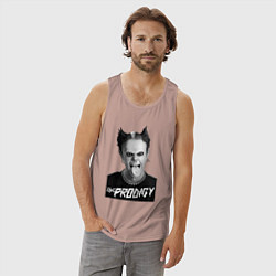 Майка мужская хлопок The Prodigy - firestarter, цвет: пыльно-розовый — фото 2