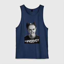 Майка мужская хлопок The Prodigy - firestarter, цвет: тёмно-синий