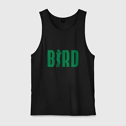 Майка мужская хлопок Bird -Boston, цвет: черный