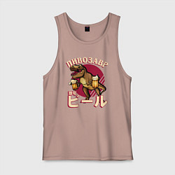 Мужская майка Японский пивозавр