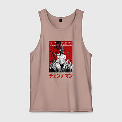 Мужская майка Chainsaw Man Человек-Бензопила Manga