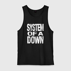 Мужская майка System of a Down логотип