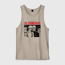 Майка мужская хлопок Sus 50 mejores canciones - The Cranberries, цвет: миндальный