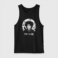 Майка мужская хлопок The Cure арт Роберт Смит, цвет: черный