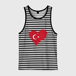Мужская майка Сердце - Турция