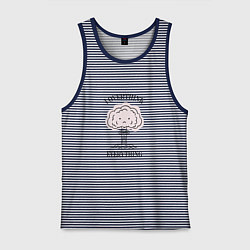 Мужская майка I Overthink Everything