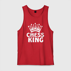 Майка мужская хлопок Chess King, цвет: красный
