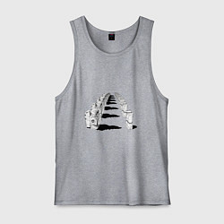 Мужская майка Человек бензопила - Космонавты