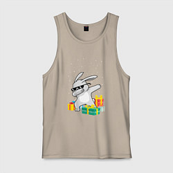 Мужская майка Кролик ДЭБ и новый год