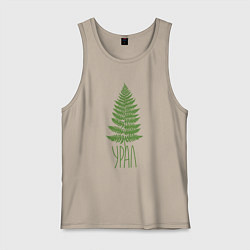 Майка мужская хлопок Урал, цвет: миндальный