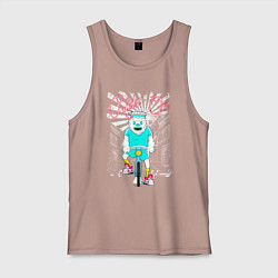 Мужская майка Еду по жизни на велосипеде