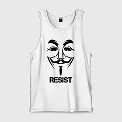 Мужская майка Guy Fawkes - resist