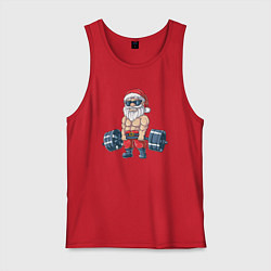 Мужская майка Санта силач