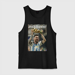 Мужская майка Lionel Messi - world champion - Argentina