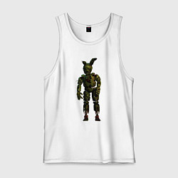 Майка мужская хлопок Springtrap, цвет: белый