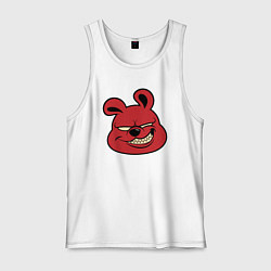 Майка мужская хлопок Red bear, цвет: белый
