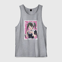 Майка мужская хлопок Юмэти - Война горничных Акибы, цвет: меланж