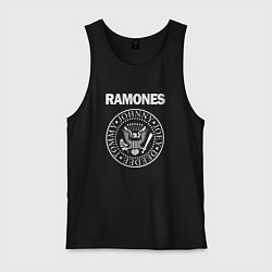 Майка мужская хлопок Ramones Blitzkrieg Bop, цвет: черный