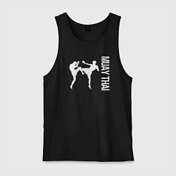 Майка мужская хлопок Muay Thai, цвет: черный