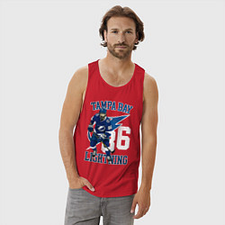 Майка мужская хлопок Кучеров Никита, цвет: красный — фото 2