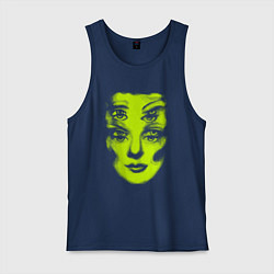 Мужская майка Double lime face