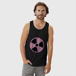 Майка мужская хлопок Nuclear dander, цвет: черный — фото 2