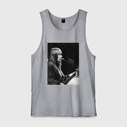 Майка мужская хлопок Янка Дягилева, цвет: меланж