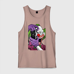 Майка мужская хлопок Krusty photographer, цвет: пыльно-розовый