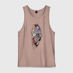 Мужская майка Габимару с цветами