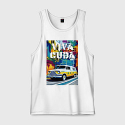 Мужская майка Viva Cuba - car - retro