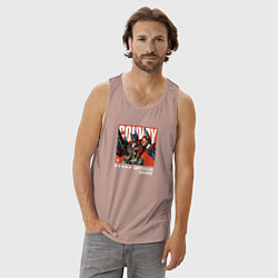 Майка мужская хлопок Трансформеры: Оптимус Прайм, цвет: пыльно-розовый — фото 2