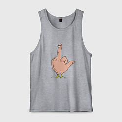 Мужская майка Пошлая птичка - смешной фак