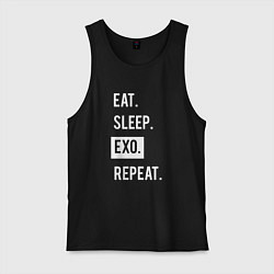 Мужская майка Eat Sleep EXO Repeat